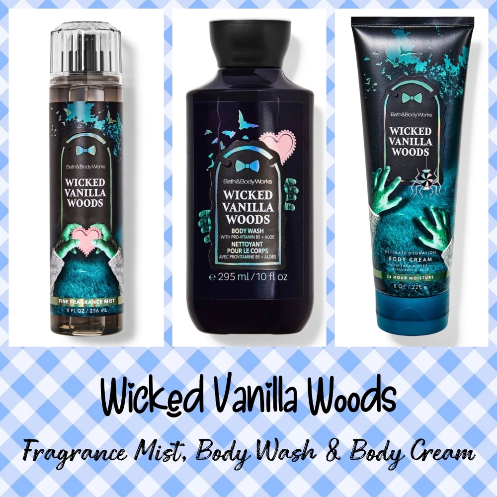 BBW Wicked Vanilla Woods Set
